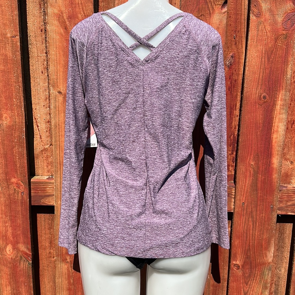 Marika Gray Long Sleeve Relaxed Blouse